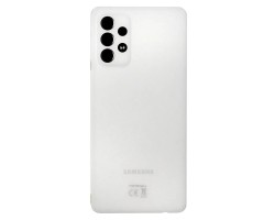 Akkufedél Samsung Samsung Galaxy A72 5G (SM-A726), A72 4G (SM-A725) hátlap GH82-25448D fehér  (új állapotú bontott)
